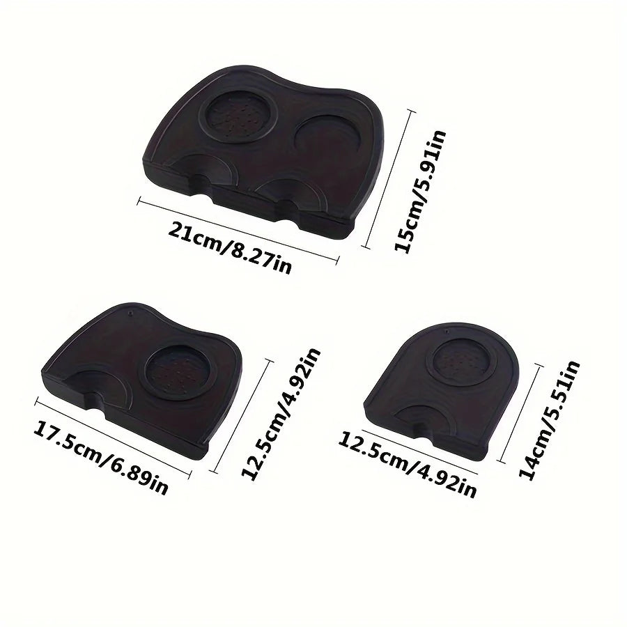 1Pc Coffee Powder Mat Silicone, Coffee Corner Mat anti Slip Silicone Mat Coffee Powder Hammer Mat Coffee Machine Coffee Mat
