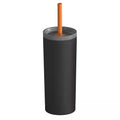 20 Oz Vacuum Insulated Black Stainless Steel Coffee Tumblers