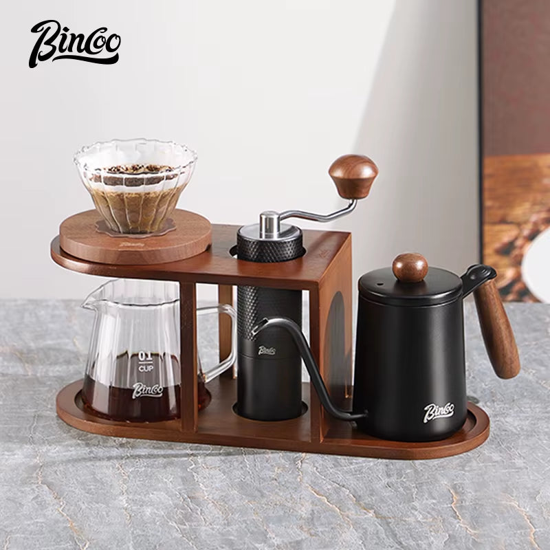 BINCOO Coffee Storage Rack,Pour over Coffee Stand for Coffee Pot Coffee Storage Stand Coffee Utensils