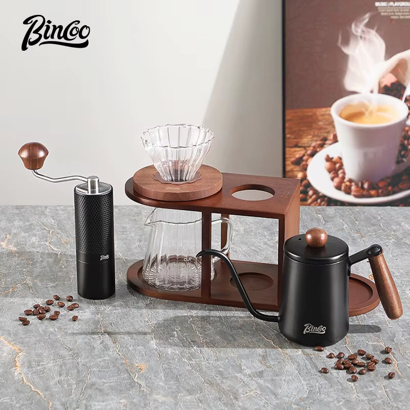 BINCOO Coffee Storage Rack,Pour over Coffee Stand for Coffee Pot Coffee Storage Stand Coffee Utensils