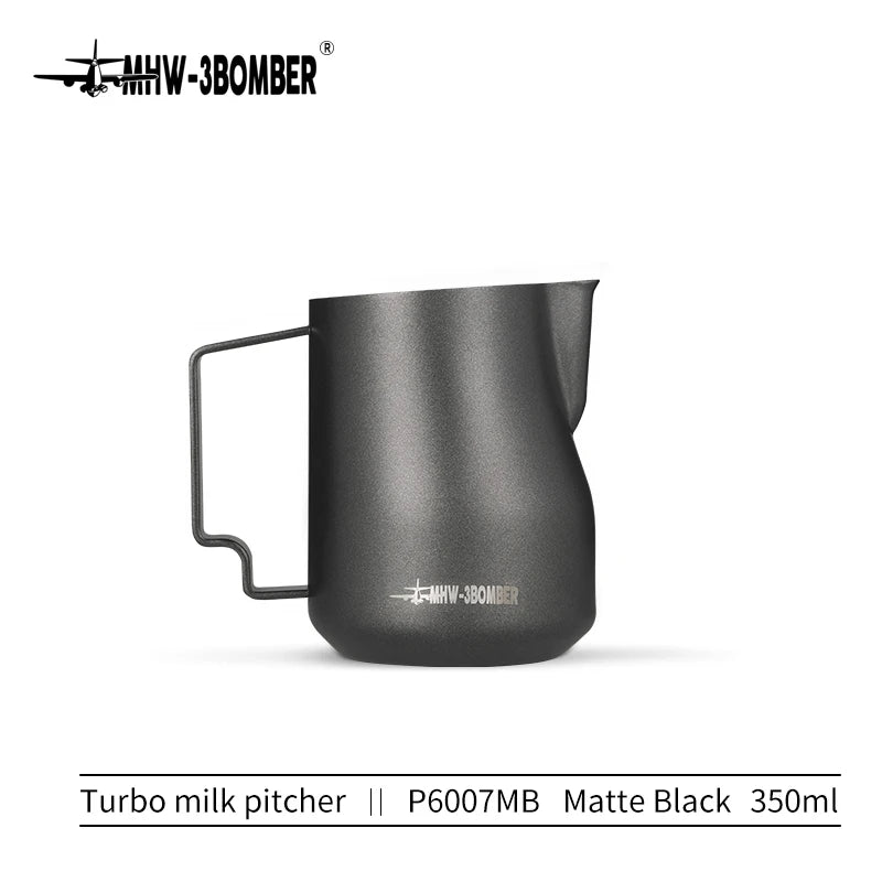 MHW 3BOMBER 350Ml 450Ml Art Coffee Milk Foam Jug Espresso Steam Milk Pitcher Barista Steaming Pitcher Professional Cafe Tools
