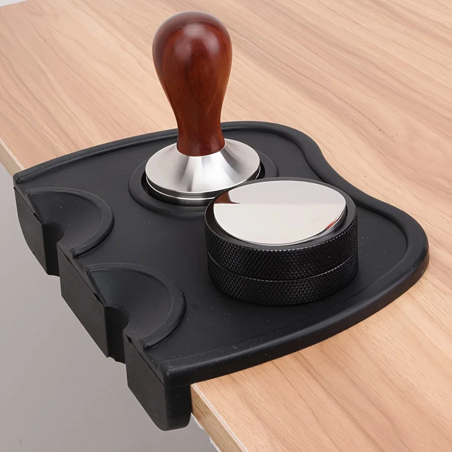 1Pc Coffee Powder Mat Silicone, Coffee Corner Mat anti Slip Silicone Mat Coffee Powder Hammer Mat Coffee Machine Coffee Mat