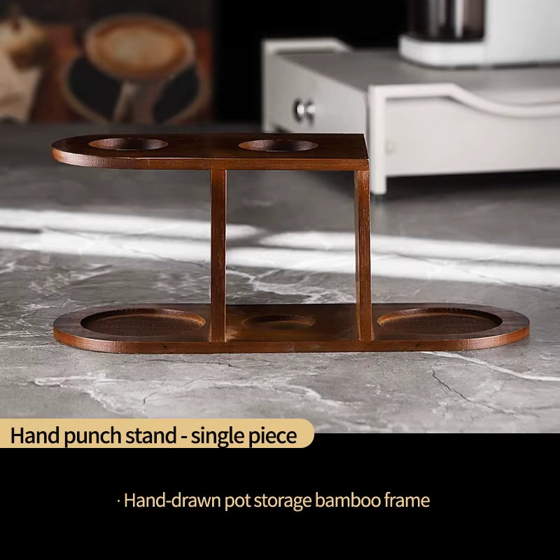 BINCOO Coffee Storage Rack,Pour over Coffee Stand for Coffee Pot Coffee Storage Stand Coffee Utensils