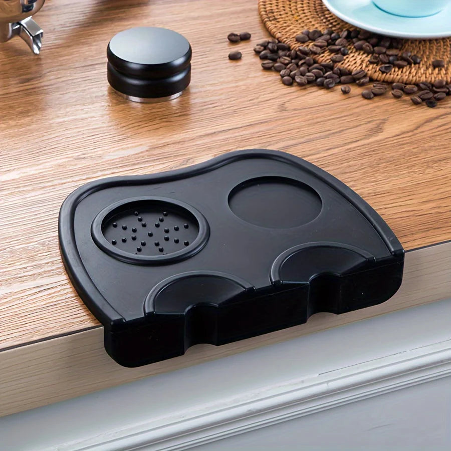 1Pc Coffee Powder Mat Silicone, Coffee Corner Mat anti Slip Silicone Mat Coffee Powder Hammer Mat Coffee Machine Coffee Mat