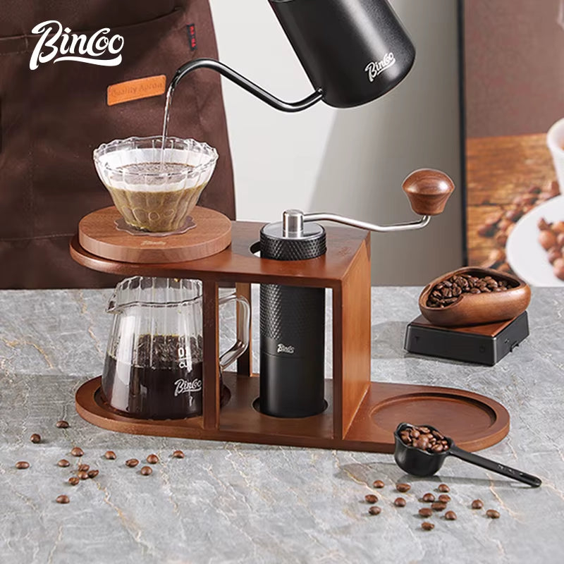BINCOO Coffee Storage Rack,Pour over Coffee Stand for Coffee Pot Coffee Storage Stand Coffee Utensils